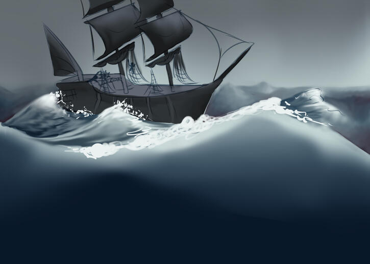 painted sketch